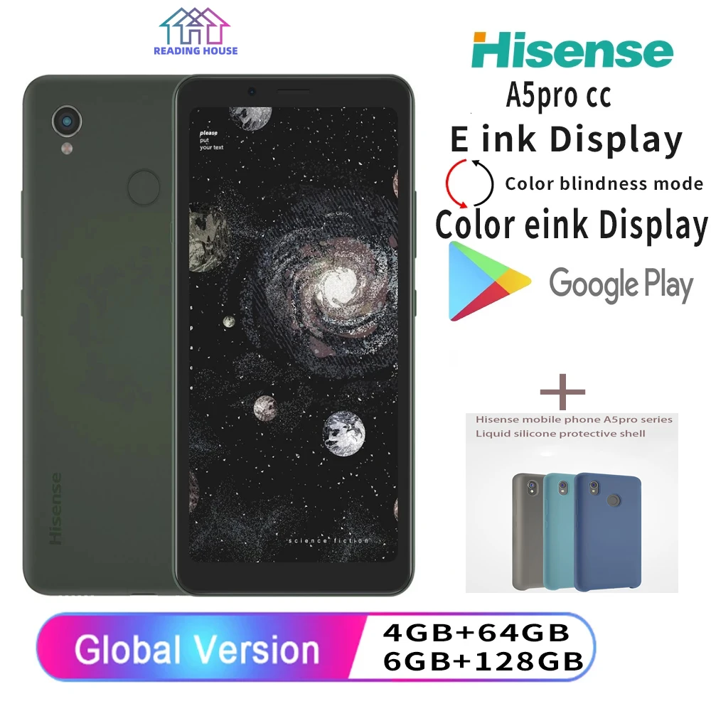 Hisense A5 Pro CC128GB (Color E-ink スマホ)（Hisense all A5