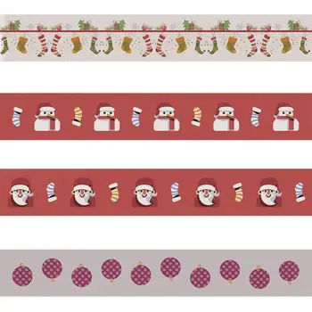 

5pcs 120x18cm Self-adhesive DIY Waterproof Stairs Stickers Christmas Decor