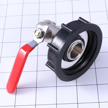 

IBC Tank Tap Adapter 3/4'' Thread Connector Replacement Valve Fitting Parts Brass