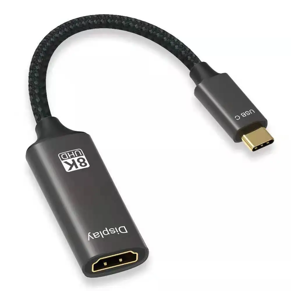Многофункциональный видеоадаптер Thunderbolt 3 Type-c в HDMI2.1 8K 4k 30 Гц кабель-конвертер для