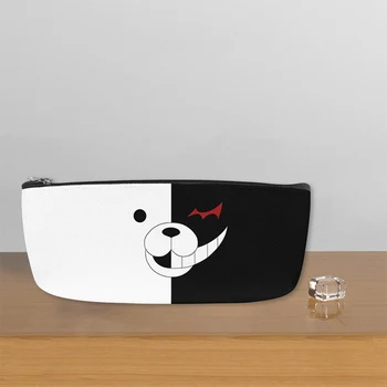 

Anime Danganronpa Synthetic Leather Pencil Bag Monokuma Cartoon Travel Cosmetic Bag