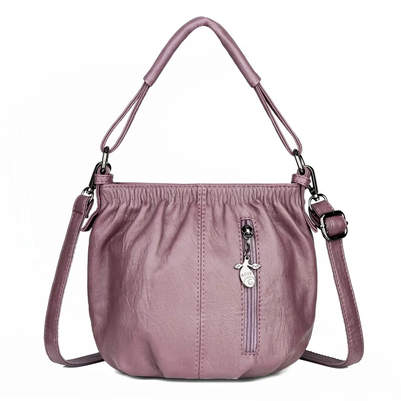 Новые кожаные роскошные сумки женские сумки дизайнерские женские сумки-мессенджеры женские сумки для женщин Sac A основной Femme Bolsa Feminina - Цвет: purple