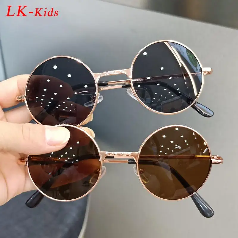 2022 Cool Kids Driving Glasses Goggles Summer Small Round Sunglasses  Vintage Children Sun Glasses Boys Girls Baby Uv400 Glasses - Sunglasses -  AliExpress