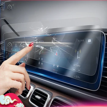 

For Mercedes Benz 2019-2020 A180L A200L A220L 2020 EQC GLS Navigation Nano Tempered Film Display Screen Protector HD Clear