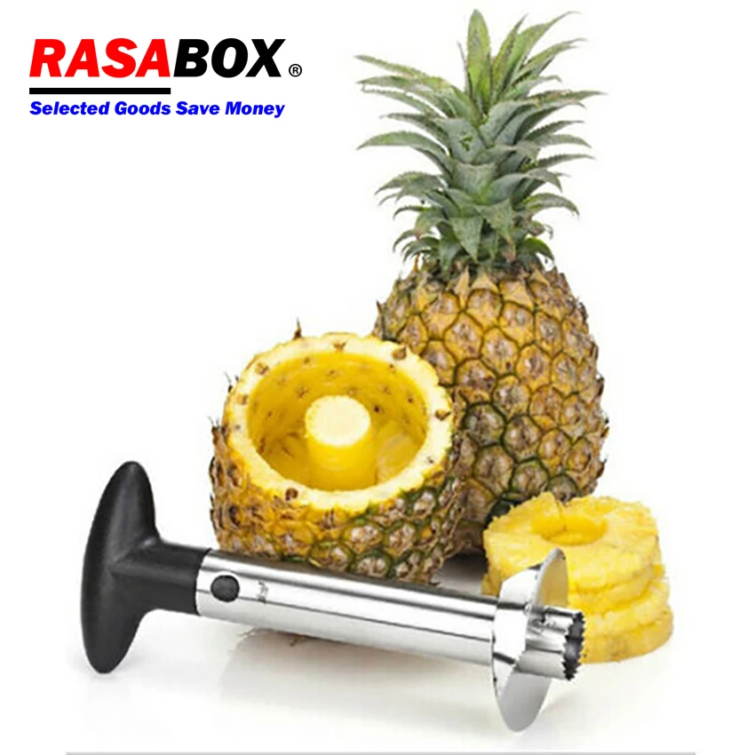 

RASABOX - Pineapple Slicer Fruit Cutter, Pineapple Corer Cutter, Affetta Ananas Taglia Ananas a Fette