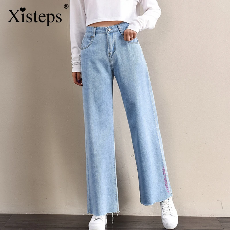 Xisteps 2020 Новое поступление для женщин сезон осень высокая талия без стрейч