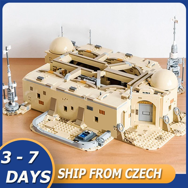 New LepinBlocks 60016 Mos Eisley Cantina Compatible 75290 Building Blocks Bricks Educational Toys Birthday Gifts | Игрушки и хобби