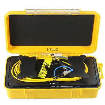 

Fiber Optic FC UPC-FC UPC 2KM OTDR Launch Cable Box SM 1310/1550nm Fiber Rings