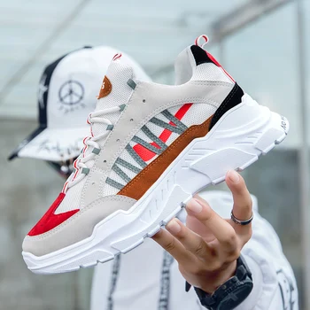 

2019 Autumn Winter Sneakers for Men Air Mesh Tennis Shoes Comfortable Light Soft Male Footwear Zapatillas Hombre Deportiva