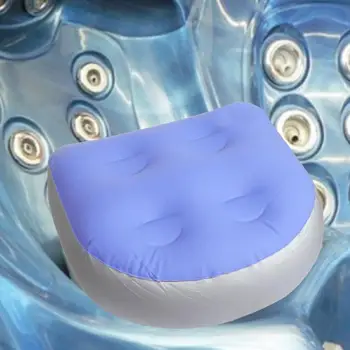 

Inflatable Bathtub Massage Mat Cushion Soft Spa Back Pad Hot Tub Bathtub Pillow Booster Seat For Adults Kids #