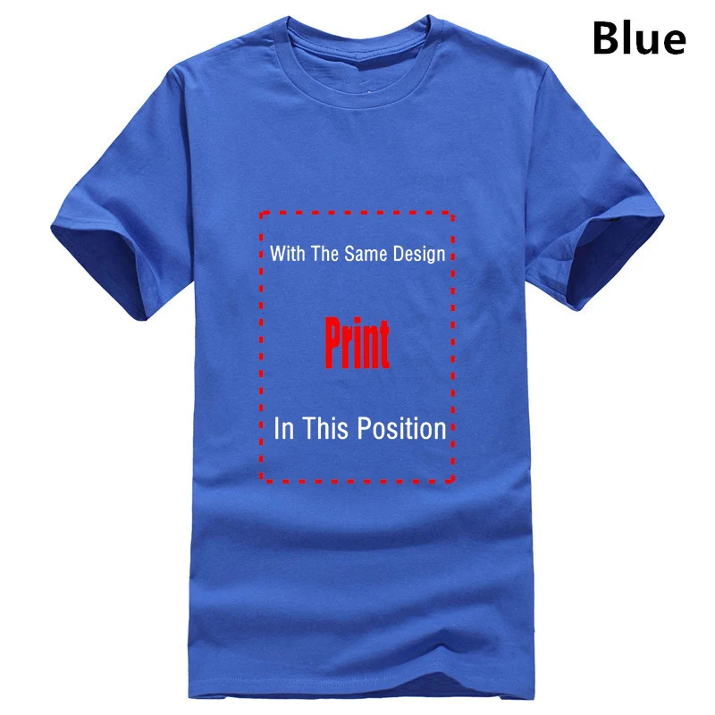 legend of zelda Sheikah Slate blue custom men's T-Shirt Tee 