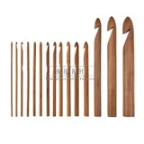 Weaving Tool Single-head Bamboo Handle Crochet Carbonated High Quality Bamboo Crochet DIY Knitting Needle 12 Bamboo Amoy Supply