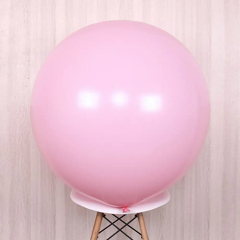 pink 5/10/18/24/36 дюймов Макарон воздушных шаров из латекса, многоцветный большой пастельные воздушные шары День рождения Свадебные декоративные аксессуары для душа невесты - Цвет: pink