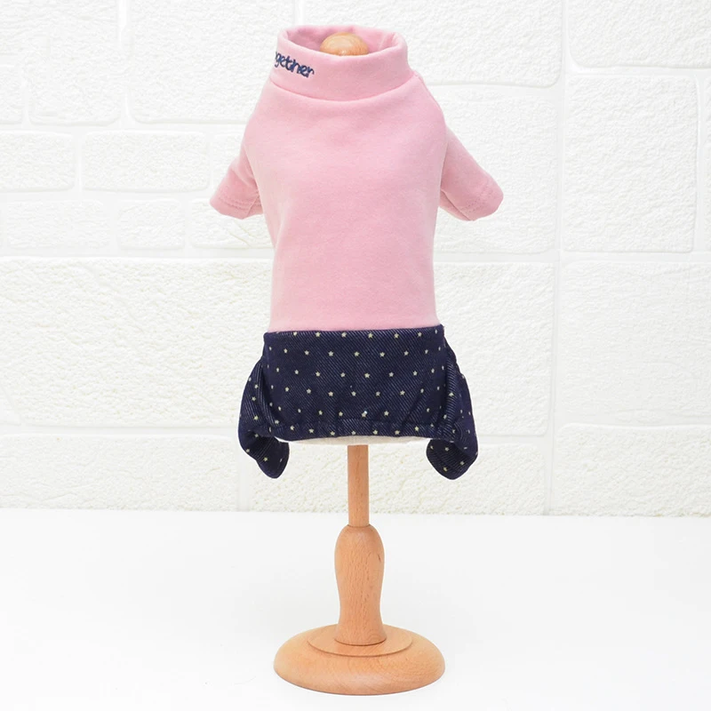 

Autumn and Winter Newest Dog Four-legged Pet Clothes Small Puppy Clothes Plus Velvet Jumpsuits for Dogs Luxury Dog Clothes