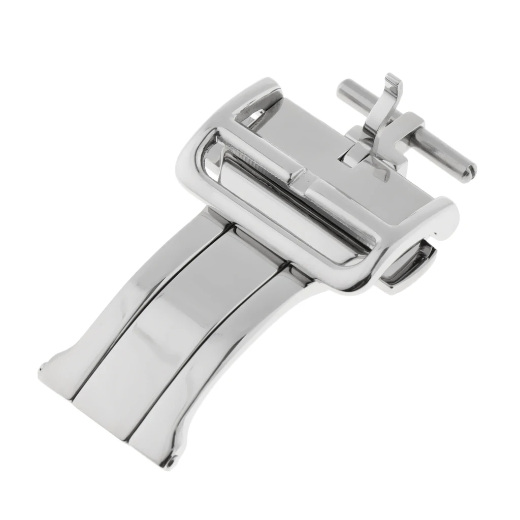 18/20mm Folding Deployment Buckle Watch Clasp Double Push Button Strap Band