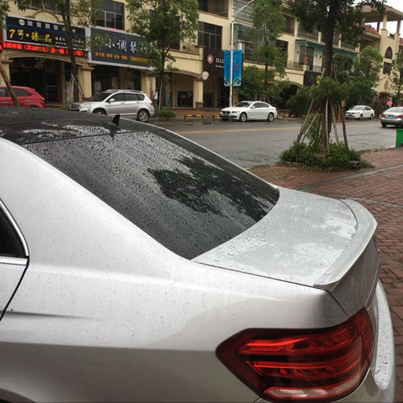 Спойлер из АБС пластика для Mercedes Benz W212 E320LE260LE300LE63 заднее крыло автомобиля спойлер
