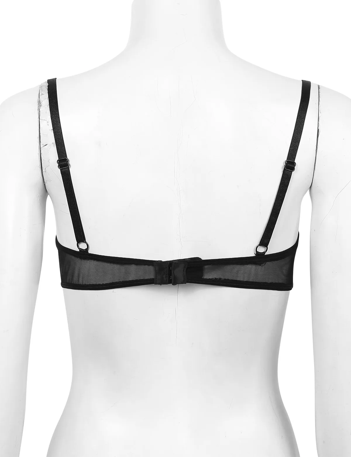 Womens Lingerie Open up Bra Sheer Lace Floral Exotic Bra Costume Nipple Split Bralette Sexy Wire-free Unlined Top women bra,erotic lingerie