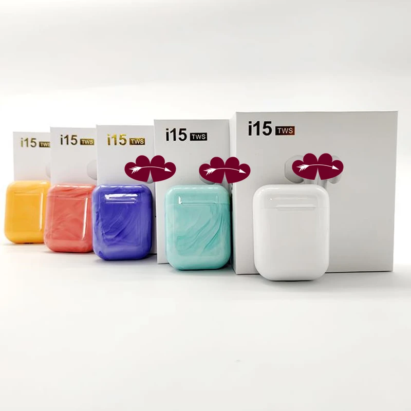 I15 TWS Bluetooth наушники беспроводные наушники смартфон Handsfree Мини спортивные наушники для Iphone Xiaomi Pods samsung