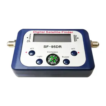 

Digital Satellite Finder SF-95DR Meter Satlink Receptor TV Signal Receiver Sat Decoder Satfinder Compass LCD FTA Dish