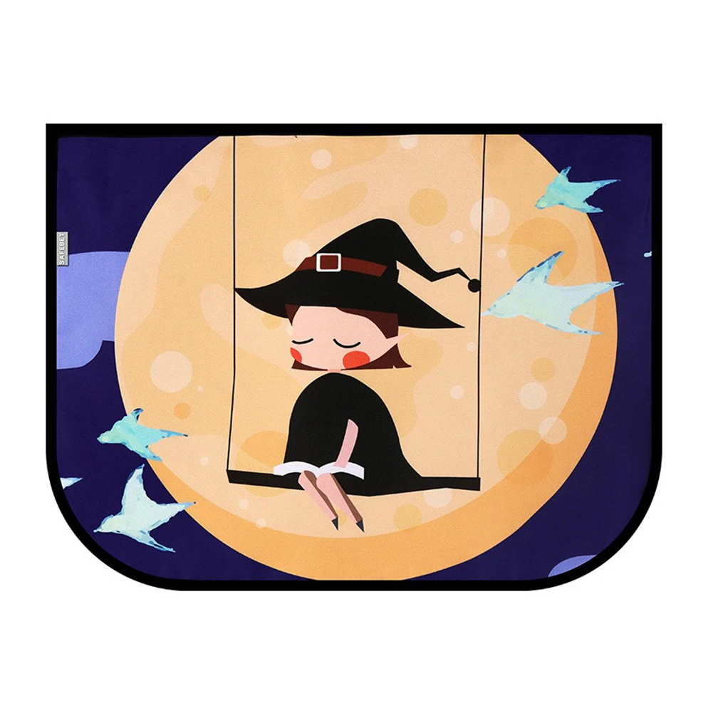 

Foldable Summer Sunscreen Protect Window Shade Magnetic Portable Easy Installation Cute Cartoon Universal Car Windshield