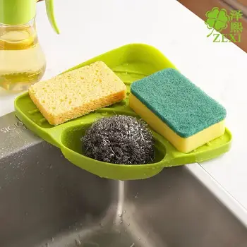 

Kitchen sink all-in-Delta storage dishing sponge the waterlogging Cup brush debris plastics storage shelf bathroom shelf