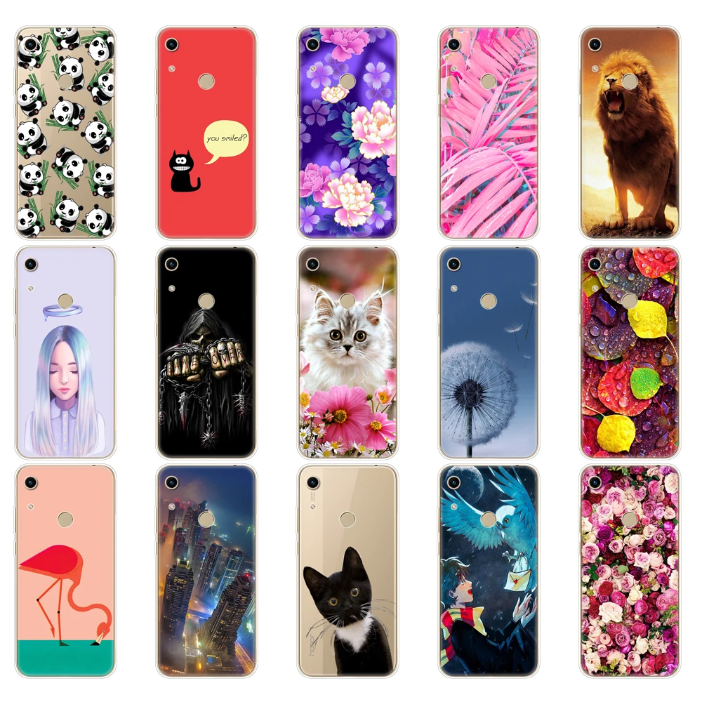 Per L'Onore 8A Custodia In Silicone Tpu Della Copertura Posteriore Del Telefono Caso Huawei Honor 8A Jat-Lx1 8 Un Honor 8A Prime Jat-L41