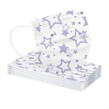 

10PCS Adult Disposable Masks Protection Breathable Earloop Facemask Windproof Dust маска для лица Mascarillas Cotton Blend