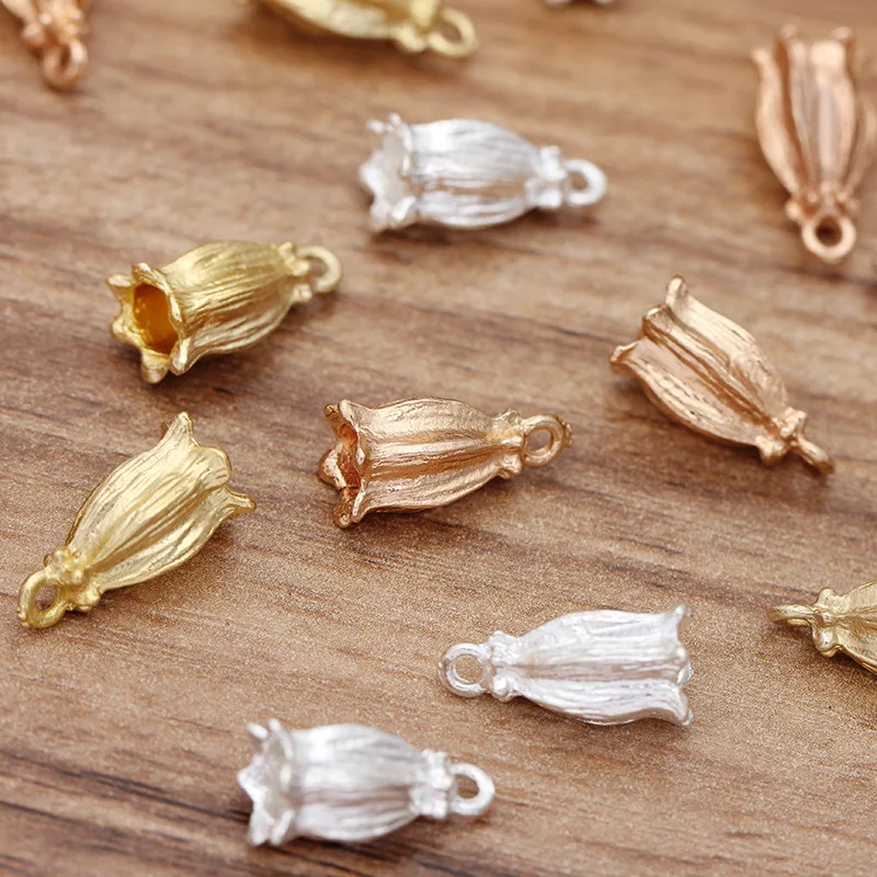 Заглушки для бусин застежки сережек подвесок ювелирных изделий 10 шт./лот 7 х 16 мм