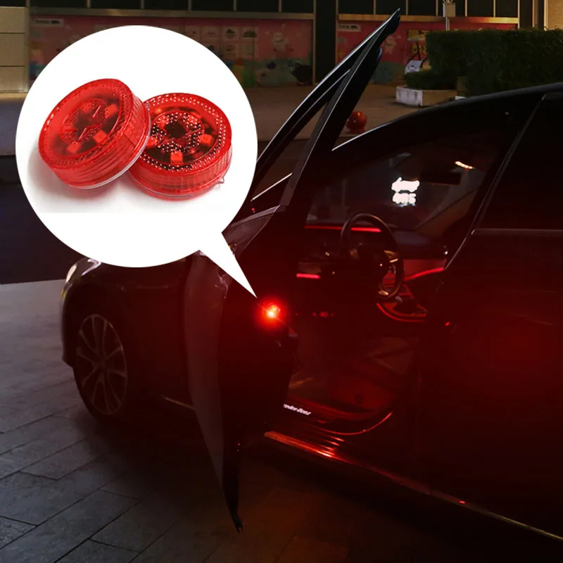 Car Led Opening Door Safety Warning Anticollision Lights For Peugeot 206 207 208 301 307 308