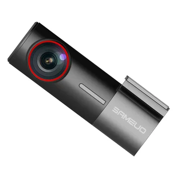 

12MP Dual-camera Hidden Front Back Automobile DVR High Definition WiFi Carcorder with Screen Car Digital Video Record (Black)