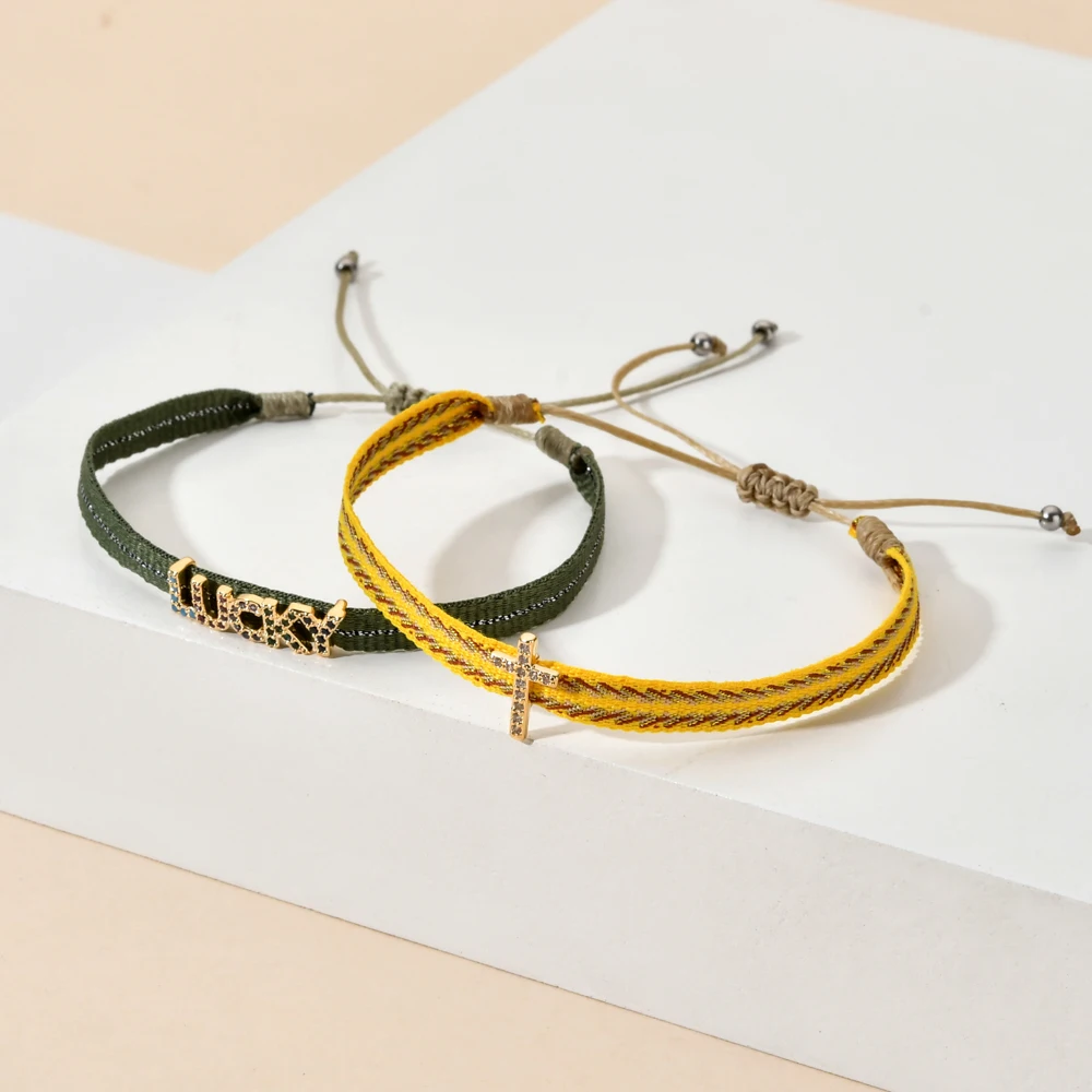 Bohemian Handmade Woven Rope Chain Bracelet - Image 5