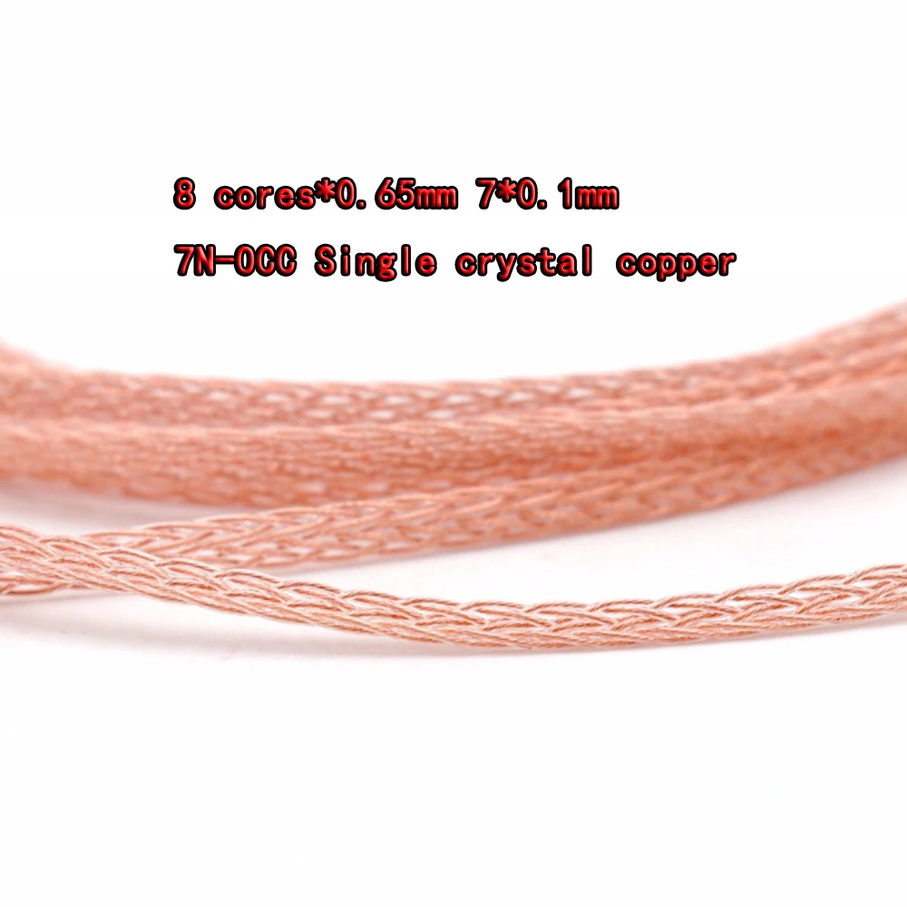 Free-Shipping-Haldane-8-core-0-75mm-2Pin-Headphone-Upgrade-Cable-for-Ultimate-Ears-UE-TF10