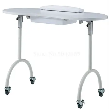 

Nail Workbench Single Manicure Table Manicure Nail Shop Folding Simple White Manicure Workbench Nail Table