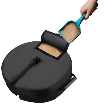 

Tent sand bag Outdoor Patio Camping Weather Resistant Fixing Beach Offset Oxford Cloth Large Opening Umbrella Base Weight Bag