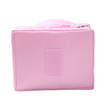 

1PC Cosmetic Bag Nylon Waterproof Multi-function Washing Storage Bag Travel Portable Makeup Case Large Capacity Bag Dropship New