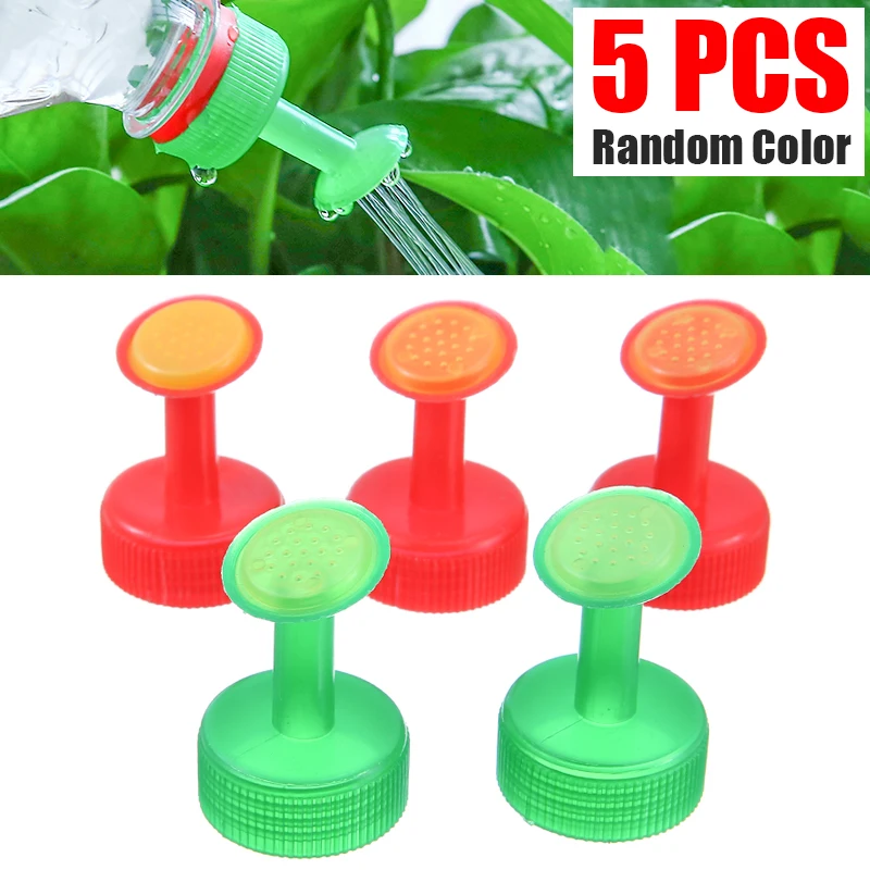 5pcs Gardening Plants Watering Attachment Spray head Drink Bottle Water