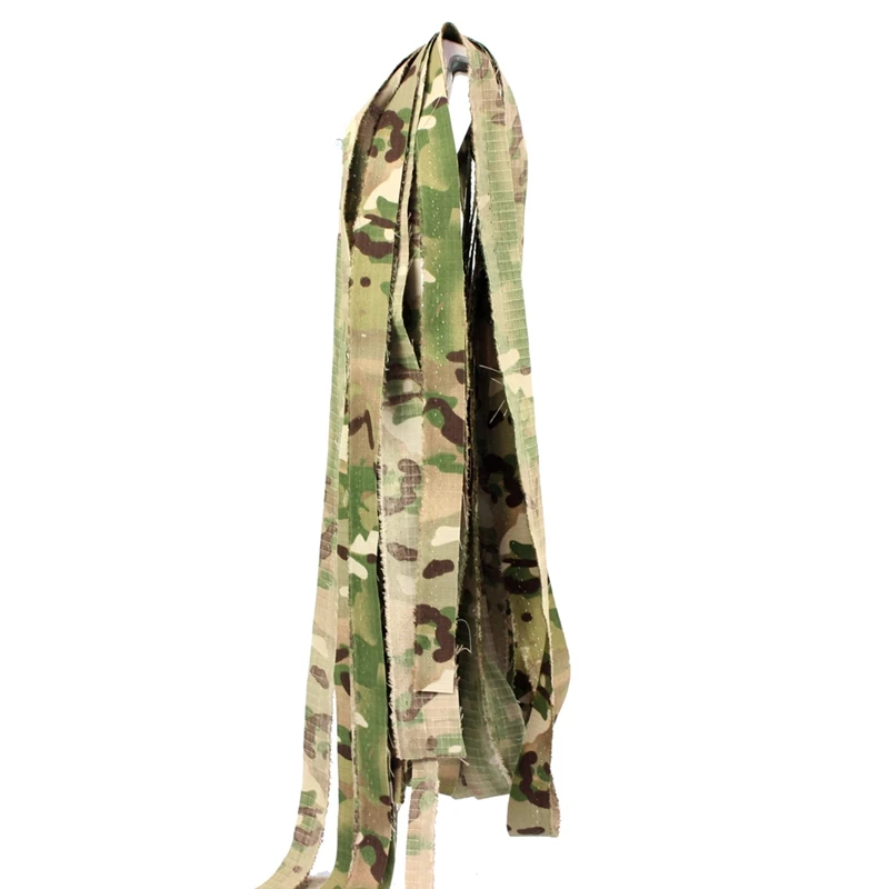 Camo Rifle Cover Strip Ghillie Strips Build Ghillie Suit Concealment Material 10pcs ghillie suit