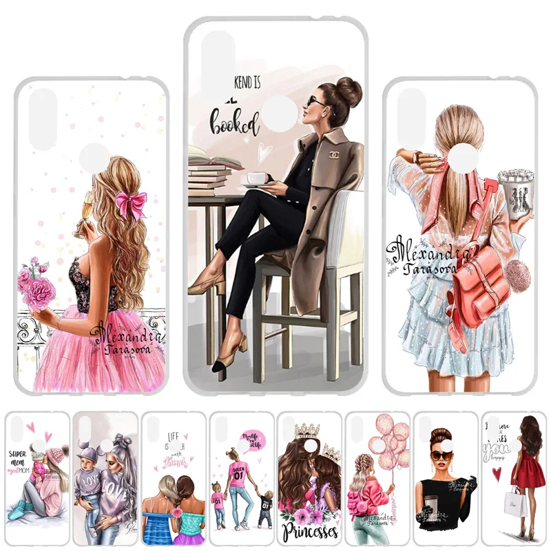 

For Xiaomi Mi 9T Pro Case Baby Women Mom Silicone Cover For Xiaomi Mi Note 10 Pro 3 Play Mi9 Mi8 9 8 Lite SE 5S Mix 2 2S Covers