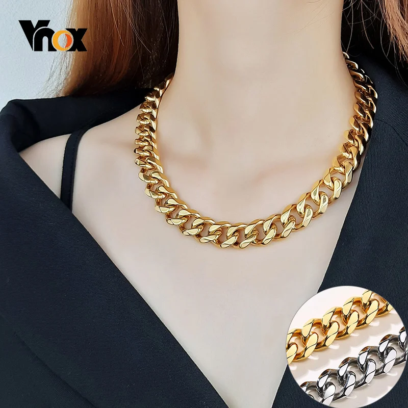 Vnox Chunky Heavy Punk Curb Chain 