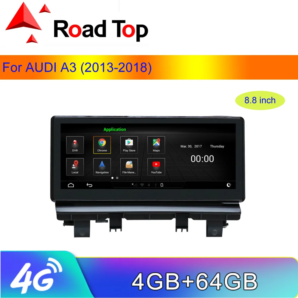 " масштабируемый сенсорный экран Android для Audi A3 2013- с wifi gps-навигация, радио, стерео Мультимедийный Плеер