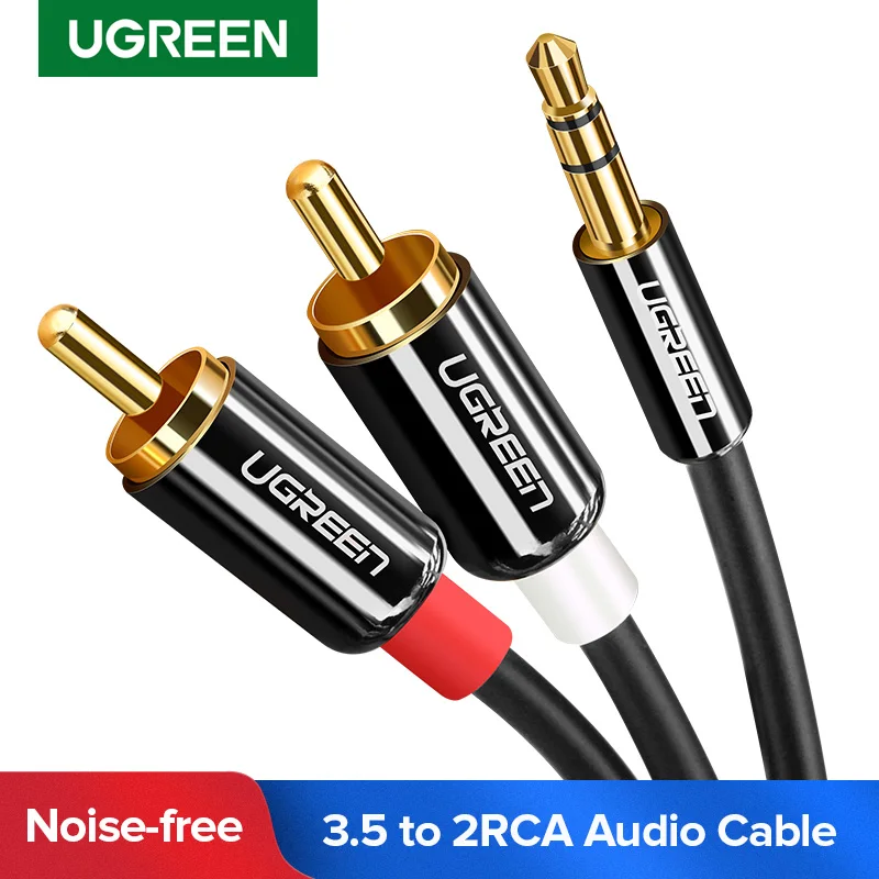 Ugreen Разъем RCA кабель 2 мужчин и 3 5 мужской аудио 2м 3м 5м AUX для Edifer Домашний