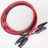 1 Pair Solar Panel Extension Cable Copper Wire 6 4 2.5 mm2 10 12 14 AWG Black and Red with Solar PV Cable Connectors ► Photo 2/6