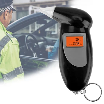 

Mini Alcohol Tester Handheld Breathalyzer Police Alcotest Backlight Display Digital Alcohol Detector Alcohol Breath Tester