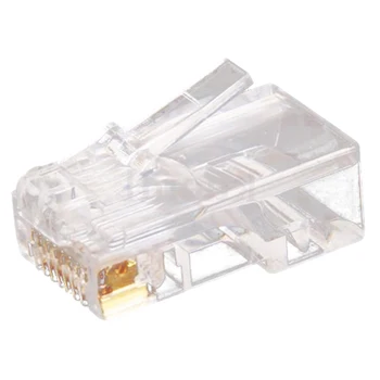 

Clear RJ45 CAT5 8P8C Modular Jack Network Connector Adapter Card