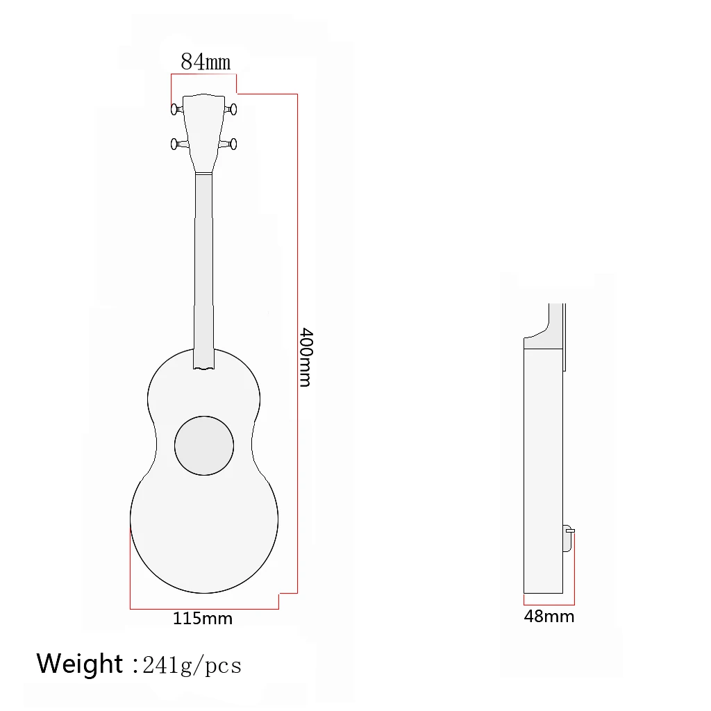 17 дюймов деревянная укулеле мини Гавайская гитара 4 струны музыкальный инструмент для любителей музыки w/сумка+ металлическая гитара