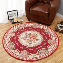 Европейский круглый ковер подушка компьютерное кресло передача гостиная спальня журнальный столик корзина кресло-качалка круглый ковер