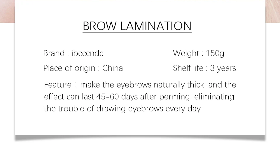 lash and brow lamination