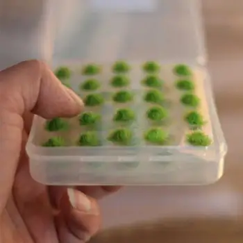 

50pcs 1:35 Sand Table Railway 5mm Accessories Multi-terrain Simulation Scene Grass Cluster Tufts Mini Scenery Architecture Model