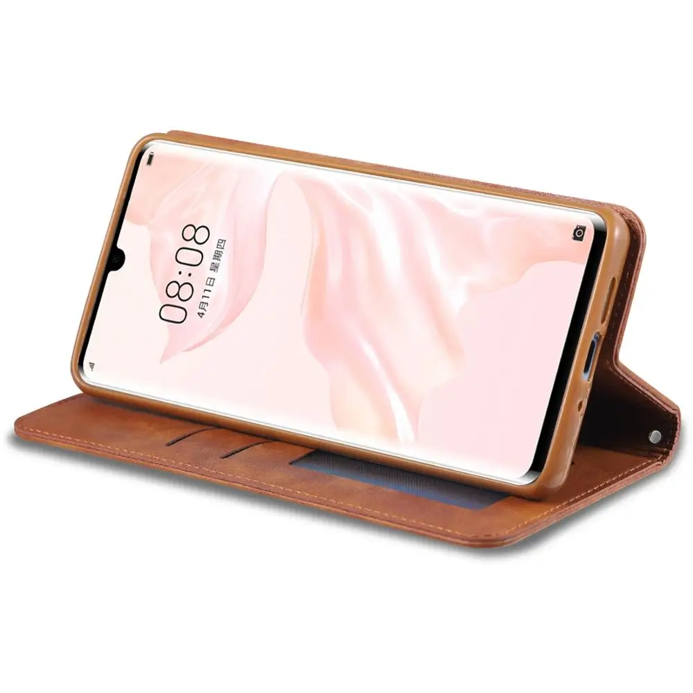 

Chengchi Leather Luxury Business Flip Case for Huawei P30 pro Cover for Huawei P30 Card Slot with Holder Function for P30pro
