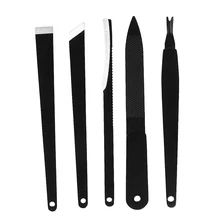 

2PCS Portable Cuticle Pusher Nail Foot Care Tool Foot Dead Hard Skin Callus Remover Scraper Pedicure Rasp Tools